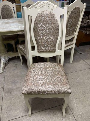 ➤Ціна 2 412 грн  Купити Деревянный стул белый с патиной золото Бедивир➤Білий ➤Стулья деревянные➤Агросвит 1С➤6601218ПЛМ фото
