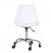 Белый стул на колесиках мобильный с мягкой подушкой сиденья арт040199.1 AsterWh.ВВ1 фото 3