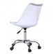 Белый стул на колесиках мобильный с мягкой подушкой сиденья арт040199.1 AsterWh.ВВ1 фото 2