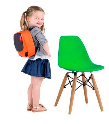 ➤Ціна   Купити Зеленый пластиковый стульчик на деревянных ножках для детей арт040273.3➤Зелений ➤Детские кресла и стулья➤Modern 8➤BabyTWGR.ВВ1 фото