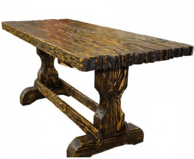 ➤Цена 13 269 грн  Купить Большой деревянный стол под старину обеденный Дюрфор 300х100 ➤орех ➤Столы под старину➤Агросвит 4С➤440306306.4ПЛМ фото