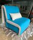Диван кресло раскладное E03 80 арт02005.7 синий с бежевым без принта 044604.6NOV фото 2