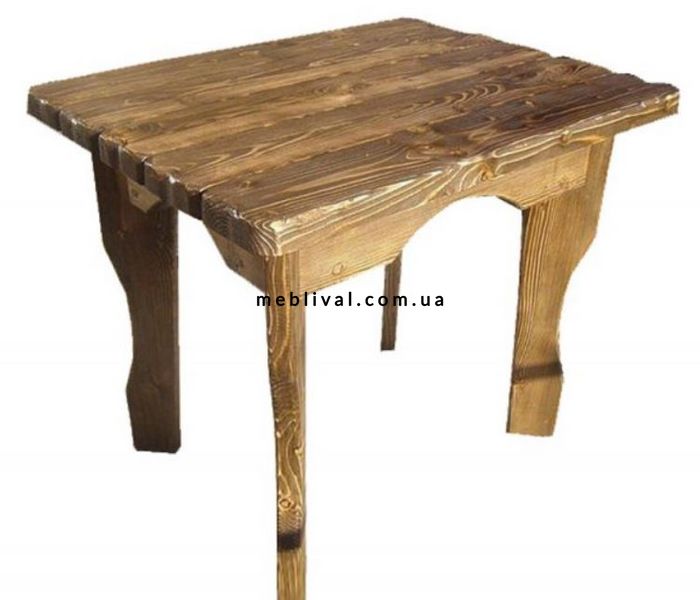 ➤Цена 10 454 грн  Купить Стильный деревянный стол под старину Доланкур 120х80 ➤орех ➤Столы под старину➤Агросвит 4С➤440306300ПЛМ фото
