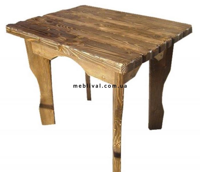 ➤Цена 10 454 грн  Купить Стильный деревянный стол под старину Доланкур 120х80 ➤орех ➤Столы под старину➤Агросвит 4С➤440306300ПЛМ фото