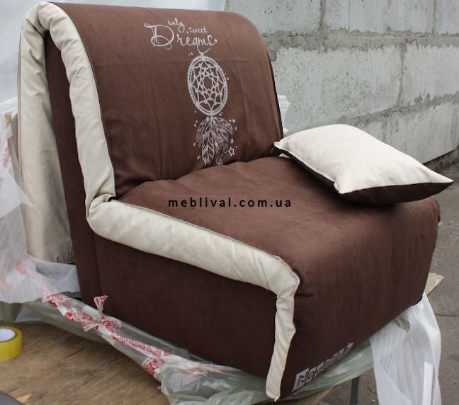 ➤Цена 10 999 грн  Купить Кресло кровать без подлокотников E03 арт02005.4, коричневый принт Dreem 80 ➤Коричневый ➤Кресло кровать➤Modern 2➤044604.5NOV фото