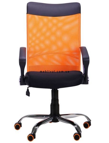 ➤Цена 3 695 грн  Купить Кресло АЭРО HB Line Color сиденье Сетка чёрная,Неаполь N-20/спинка Сетка оранжевая, вст.Неаполь N-20 ➤Оранжевый ➤Кресла Коллекция Онлайн➤AMF➤271496АМ фото