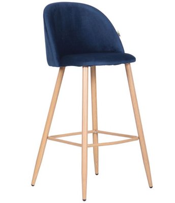 ➤Ціна 3 407 грн  Купити Барный стул Bellini бук/blue➤ ➤Стулья барные➤AFM➤547140АМ фото