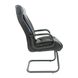 Кресло для конференц залов 62х62х120 металл черный + мягкие накладки кожзам черный 1887488778RICH3 фото 2