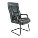 Кресло для конференц залов 62х62х120 металл черный + мягкие накладки кожзам черный 1887488778RICH3 фото 1