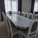 Комплект гостиный Винсер резной + стулья (12 шт) белый патина серебро 660312169ПЛМ фото 3