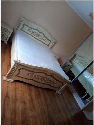 ➤Цена   Купить Кровать деревянная Карраль Люкс Дизайн 2 ➤Белый ➤Кровати деревянные➤Агросвит➤440303005.1ПЛМ фото
