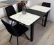 Комплект кухонный стол Notsob 90х60 Стандарт черный + стул мягкий 4 шт 0199JAM фото 6