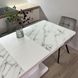 Комплект кухонный стол Notsob Т 110х70(+35) Стандарт белый + стул Maj 4 шт серый 0208JAM фото 11