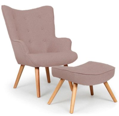 ➤Ціна   Купити Дизайнерское кресло с оттоманкой цвет коричневый арт040192.2➤Коричневий ➤Кресла мягкие➤Modern 8➤FLOR-FLORBROtt.ВВ1 фото