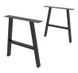Железные ножки для стола черные в стиле Loft арт050152 62571LO фото 1
