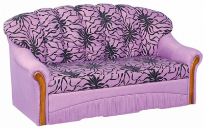 ➤Цена 20 044 грн  Купить Диван Алиса Комфорт тм Алис-мебель Фиолетовый с узором ➤195 ➤Диваны прямые➤Алис-мебель➤43525AL.3 фото