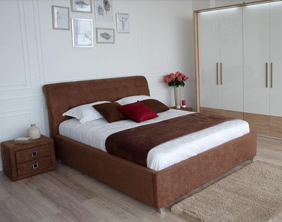 ➤Цена   Купить Спальня модульная Кофе Тайм (Embawood) капучино кровать MW1800 без подъемного механизма ➤ ➤Спальни➤Embawood➤440312247.2EmbaW фото