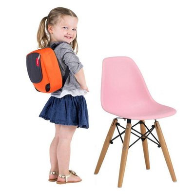 ➤Цена   Купить Пластиковый стульчик детский ножки деревянные цвет розовый арт040273.1 ➤Розовый ➤Детские кресла и стулья➤Modern 8➤BabyTWPi.ВВ1 фото