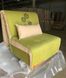 Кресло кровать без подлокотников СМ 80х115х87 бежево-коричневый логотип черный арт020012.7 044611.93NOV фото 3