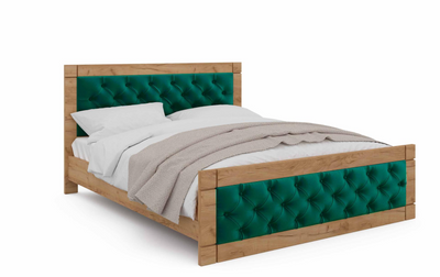 ➤Цена   Купить Кровать двухспальная с мягким изголовьем 140х200 океан ➤океан ➤Кровати двухспальные➤VDЕN➤44035841.6ВИОРД фото