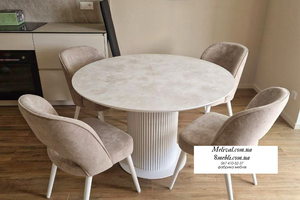 Стіл на кухню з стільцями🔆👍🏻 фото