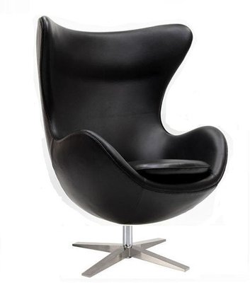 ➤Ціна   Купити Черное кресло для отдыха с высокой спинкой экокожа арт040190.3➤Чорний ➤Кресла мягкие➤Modern 8➤EGGNEWBL.ВВ1 фото