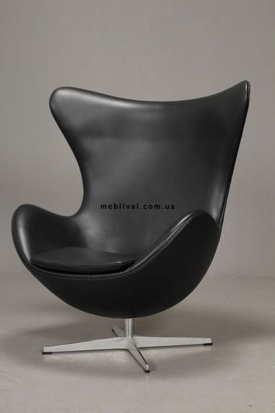 ➤Цена   Купить Черное кресло для отдыха с высокой спинкой экокожа арт040190.3 ➤Черный ➤Кресла мягкие➤Modern 8➤EGGNEWBL.ВВ1 фото