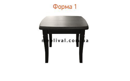➤Ціна 26 980 грн  Купити Стол кухонный 90х90 и раскладывается 3 м➤Черный (орех темный) ➤Столы деревянные➤Modern 6➤440290038Бифо фото
