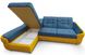Синий диван угловой для гостиной со спальным местом арт040167.4 440312326.5.ВО фото 2