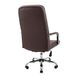 Кресло офисное 63х55х112-120 Tilt металл хромированный + мягкие накладки кожзам шоколадный 1887445778RICH2 фото 5