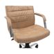 Кресло офисное 63х55х112-120 Tilt металл хромированный + мягкие накладки кожзам шоколадный 1887445778RICH2 фото 49