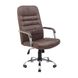 Кресло офисное 63х55х112-120 Tilt металл хромированный + мягкие накладки кожзам шоколадный 1887445778RICH2 фото 56