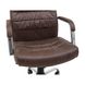 Кресло офисное 63х55х112-120 Tilt металл хромированный + мягкие накладки кожзам шоколадный 1887445778RICH2 фото 54