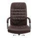 Кресло офисное 63х55х112-120 Tilt металл хромированный + мягкие накладки кожзам шоколадный 1887445778RICH2 фото 7
