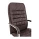 Кресло офисное 63х55х112-120 Tilt металл хромированный + мягкие накладки кожзам шоколадный 1887445778RICH2 фото 4