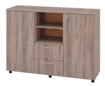 ➤Ціна 5 645 грн  Купити Комод К-4+2 ДСП Трюфель 120х38х87➤Сірий ➤Комоды➤ПЕХ➤440302692,4ПЕХ фото