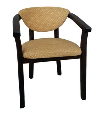 ➤Ціна 2 814 грн  Купити Стильный стул с подлокотниками мягкий на деревянных ножках Арко➤Орех темный ➤Стулья деревянные➤Агросвит 1С➤440305638ПЛМ фото
