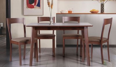 ➤Цена   Купить Кухонный комплект стол Виндзор + стулья Ричард Коричневый ➤Новое ➤Комплекты мебели➤AMF➤Q0860АМ фото