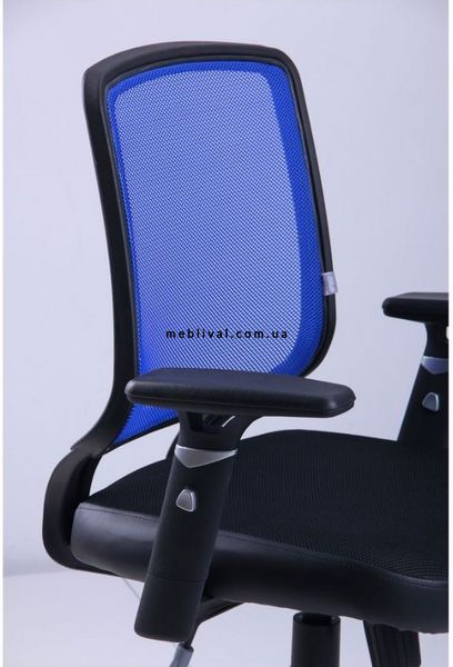 ➤Цена 3 603 грн  Купить Кресло Онлайн Пластик сиденье Сетка черная/спинка Сетка синяя ➤Зелёный ➤Кресла Коллекция Онлайн➤AMF➤116015AM фото