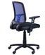 Кресло Онлайн Пластик сиденье Сетка черная/спинка Сетка синяя 116015AM фото 4