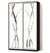 Угловой шкаф-купе Стандарт фасады зеркало+зеркало с пескоструйным рисунком абстракция (60L) 10матр.7 фото 2