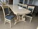 Комплект обеденный стол Корелья + стулья Трамин Люкс 4 шт белый+патина 440303021ПЛМ фото 18