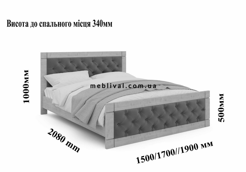 ➤Цена   Купить Кровать двухспальная с мягким изголовьем 160х200 белая ➤Черный ➤Кровати двухспальные➤VDЕN➤44035841.2ВИОРД фото