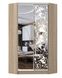 Угловой шкаф-купе Стандарт фасады зеркало+зеркало с пескоструйным рисунком абстракция (6R) 10матр.5 фото 1