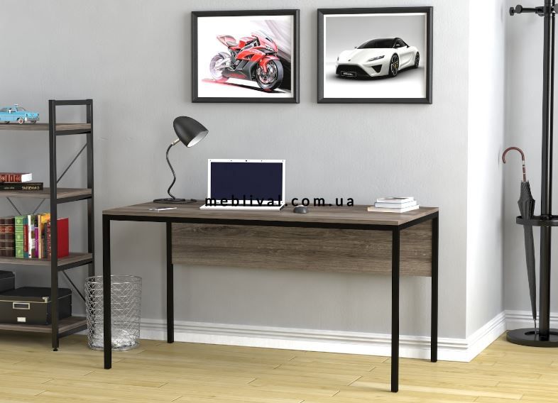 ➤Ціна 3 105 грн  Купити Стол письменный без ящиков в стиле Loft Дуб арт050140.1➤дуб ➤Письменные столы в стиле Loft➤Modern 10➤62700LO фото