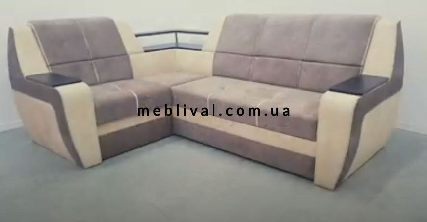 ➤Цена 31 304 грн  Купить Диван в зал угловой с механизмом трансформации и полкой арт040160.5 ➤Серый ➤Диваны угловые➤Modern 7➤440312319.6.ВО фото