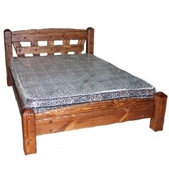 ➤Ціна 8 400 грн UAH Купити Кровать деревянная двуспалная Кярбод под старину➤Горіх ➤Кровати под старину➤МЕКО➤0128МЕКО фото