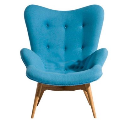 ➤Ціна   Купити Мягкое интерьерное кресло на ножках цвет голубой арт040191➤Блакитний ➤Кресла мягкие➤Modern 8➤FLORBLU24.ВВ1 фото