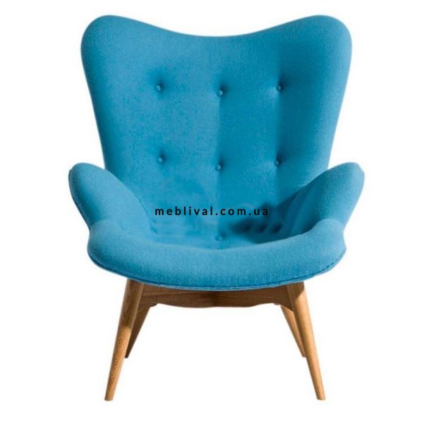 ➤Цена   Купить Мягкое интерьерное кресло на ножках цвет голубой арт040191 ➤Голубой ➤Кресла мягкие➤Modern 8➤FLORBLU24.ВВ1 фото