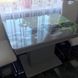 Стол кухонный 140х80(+40) на одной опоре Notsob стекло 4мм + ЛДСП 16мм черный 0146JAM фото 10